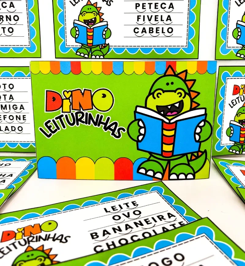Fichas Leitura Divertida - Dino — imagem 5