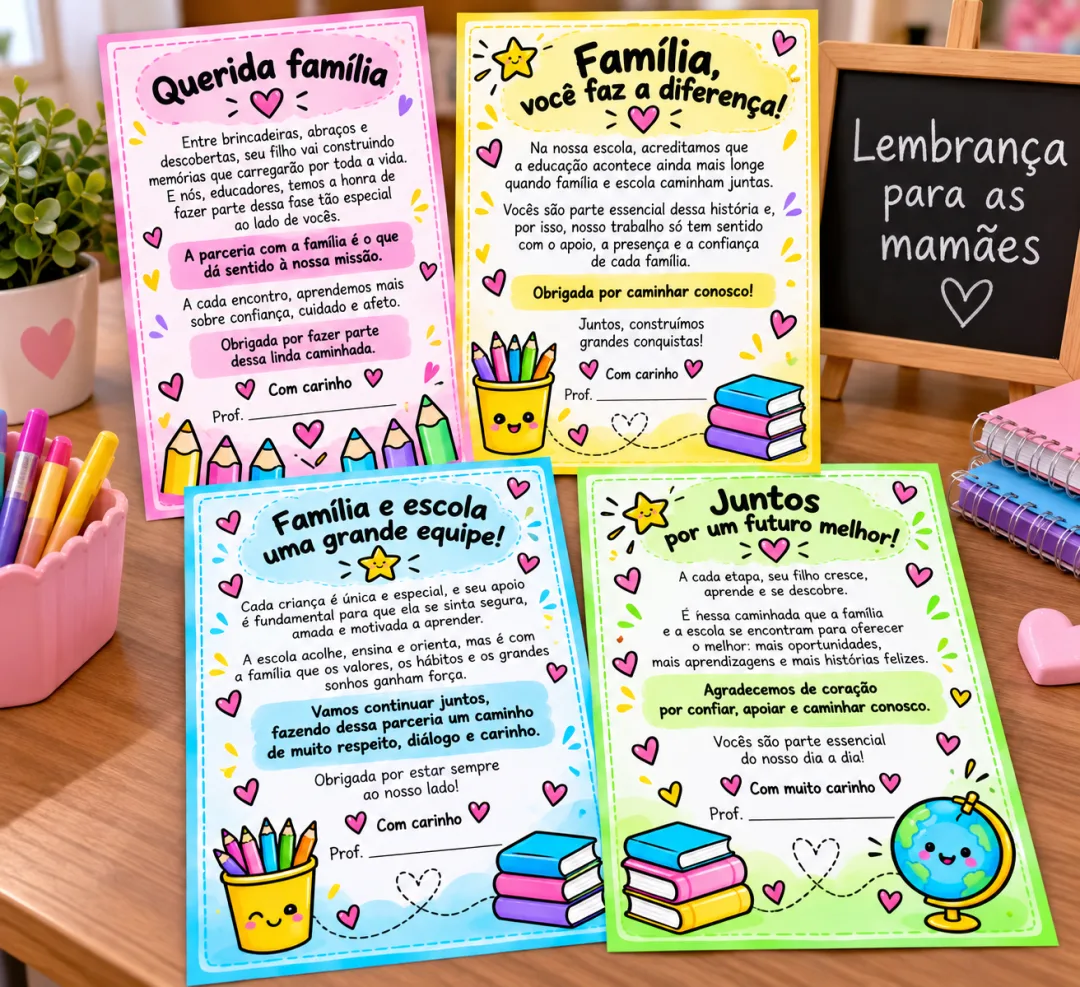 Fichas para Reunião de Pais Escola e Família — PDF — imagem 2