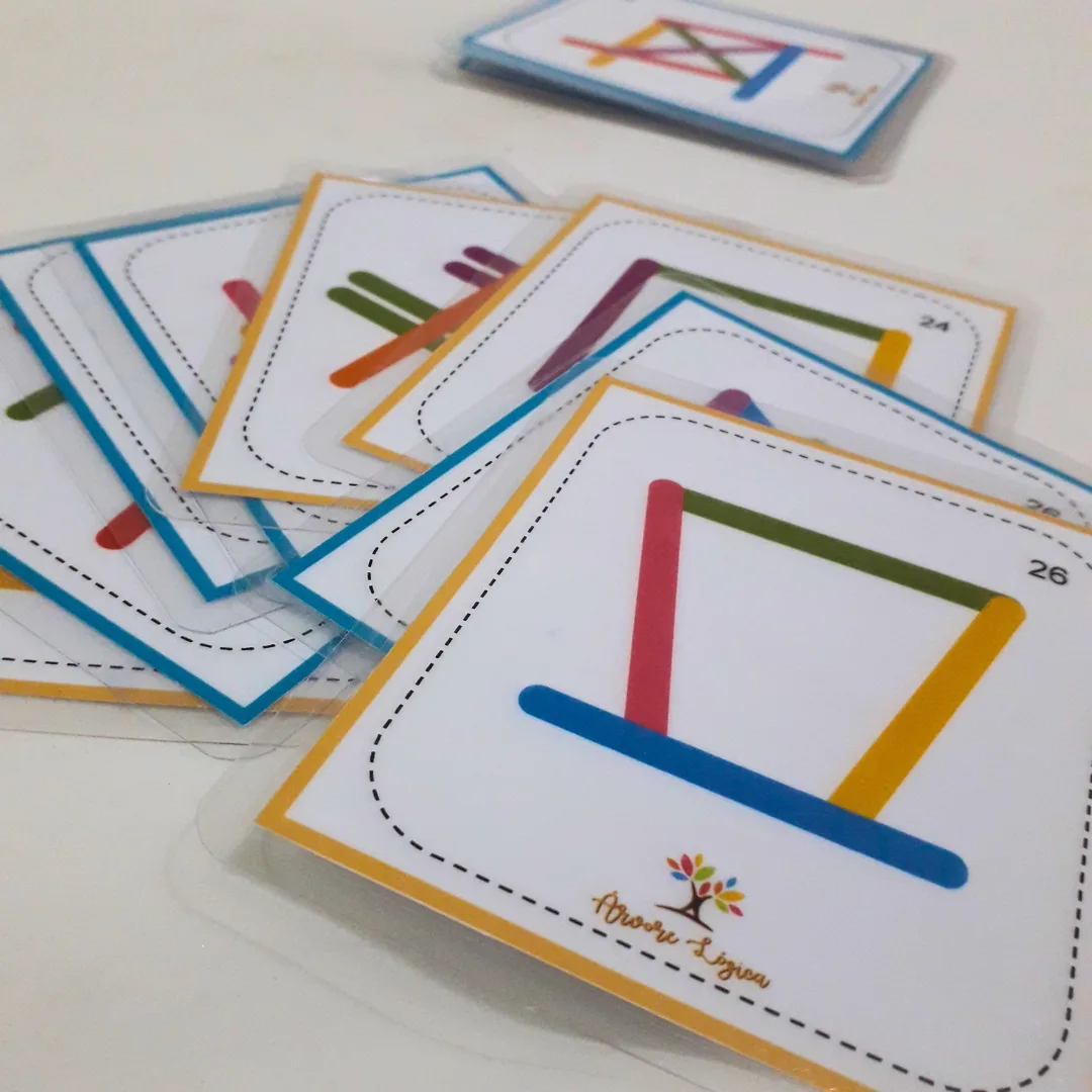 Figuras com Palitos -Jogo de Raciocínio, Atenção e Percepção Espacial - PDF — imagem 2