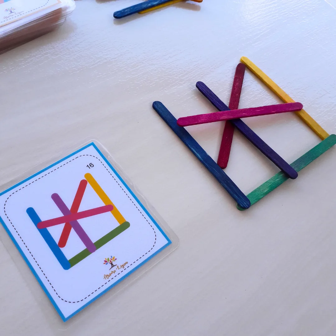 Figuras com Palitos -Jogo de Raciocínio, Atenção e Percepção Espacial - PDF — imagem 4