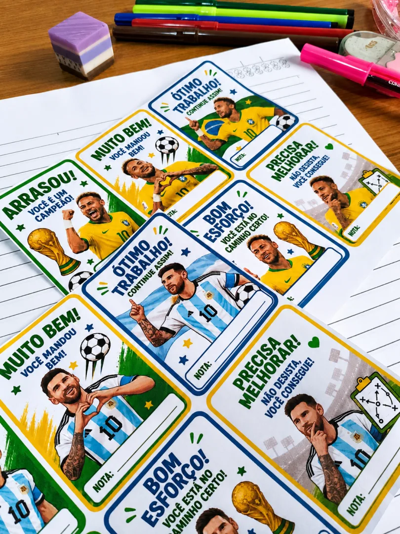 FIGURINHAS PARA AVALIAÇÃO: COPA DO MUNDO — imagem 2