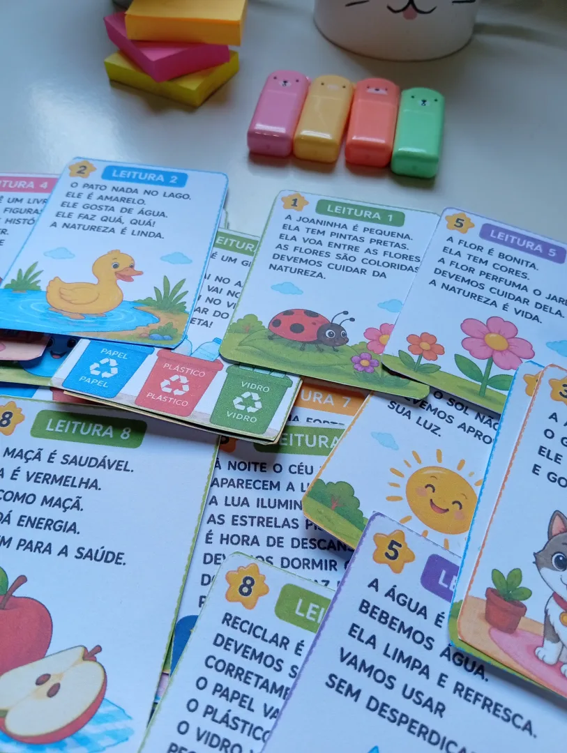  FLASHCARDS PARA LEITURA – IMPRENSA MAIÚSCULA — imagem 4