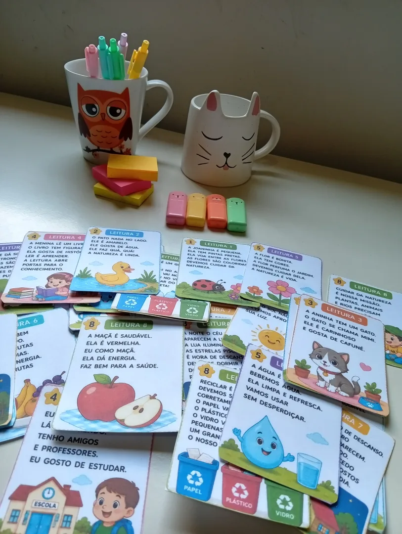  FLASHCARDS PARA LEITURA – IMPRENSA MAIÚSCULA — imagem 6