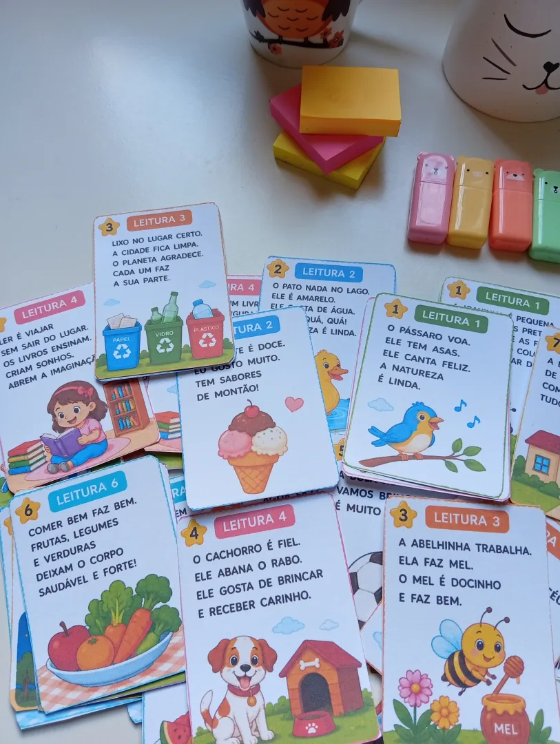 Flashcards para Leitura – Impressa Maiúscula — imagem 4