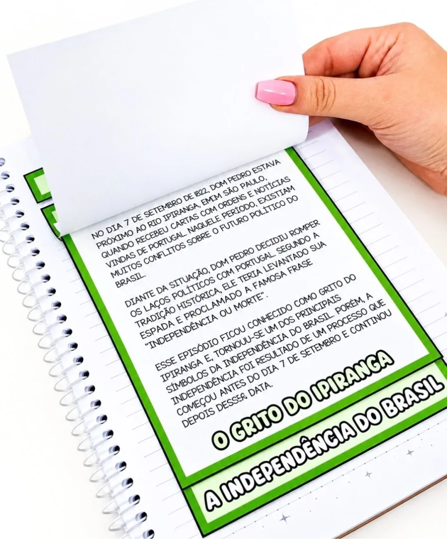 Flipbook 7 de Setembro para imprimir — imagem 4