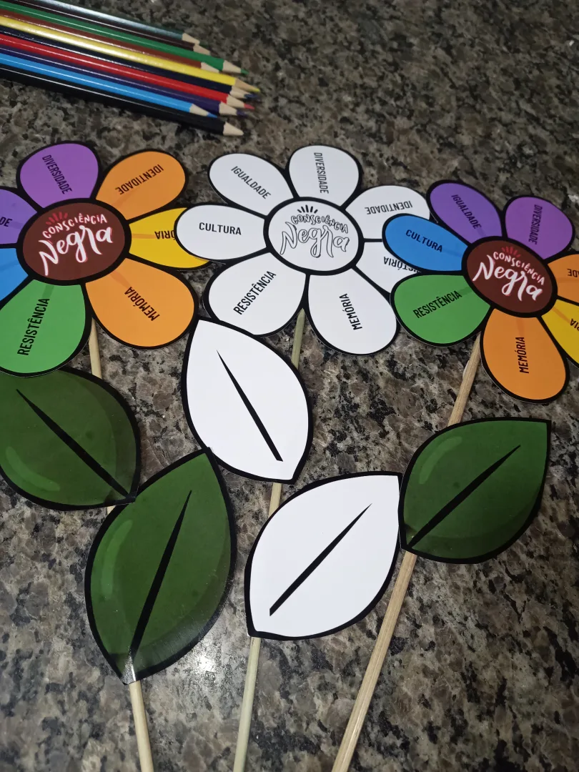 Flores Da Consciência Negra educação Infantil Ao 5º Ano Em PDF — imagem 3