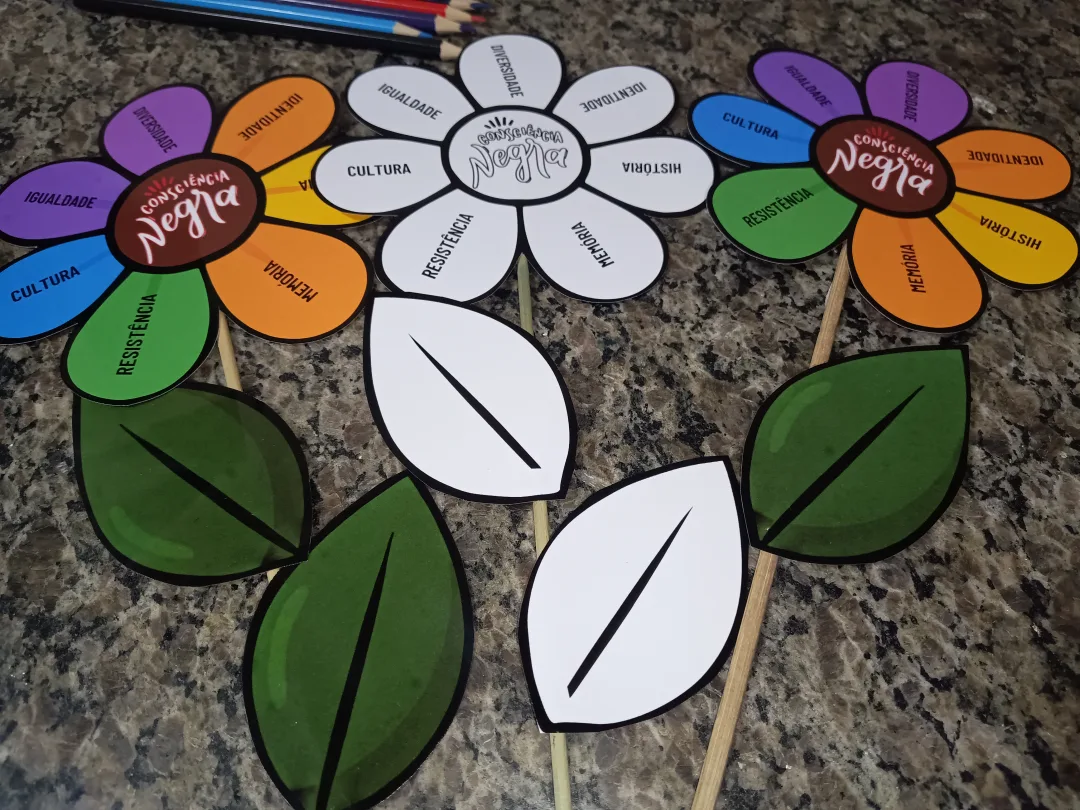 Flores Da Consciência Negra educação Infantil Ao 5º Ano Em PDF — imagem 6