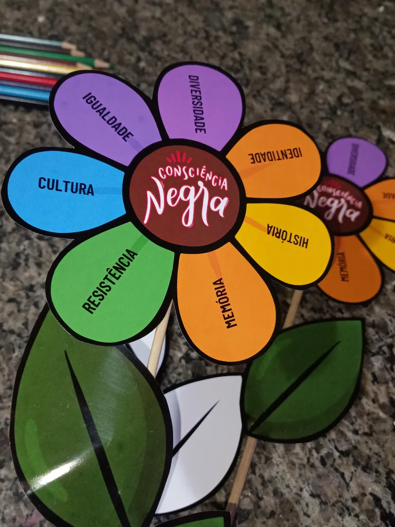 Flores Da Consciência Negra educação Infantil Ao 5º Ano Em PDF — imagem 5