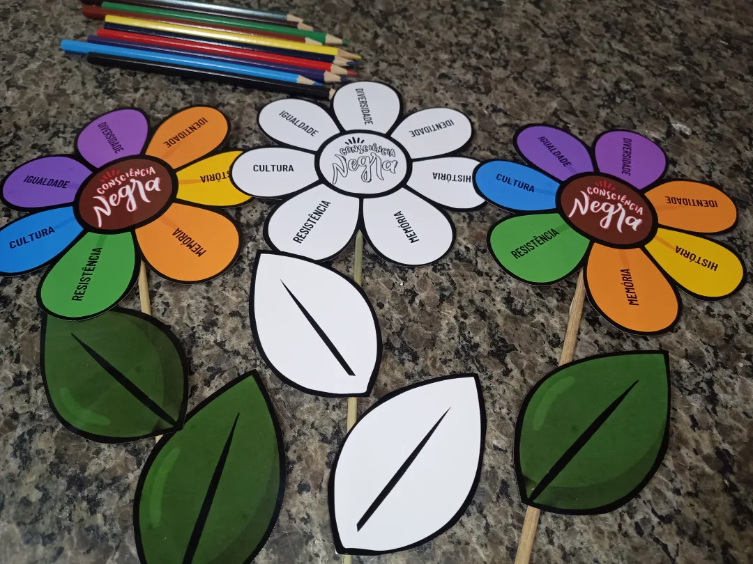 Flores Da Consciência Negra educação Infantil Ao 5º Ano Em PDF — imagem 2