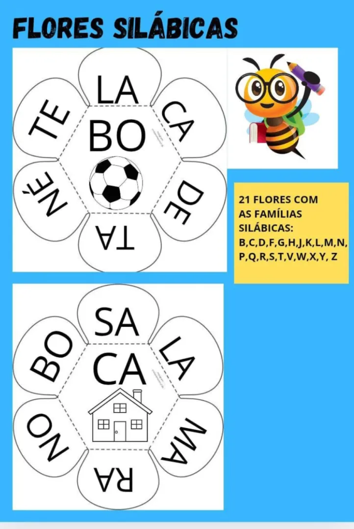 Flores sílabicas PDF ensino fundamental  — imagem 4