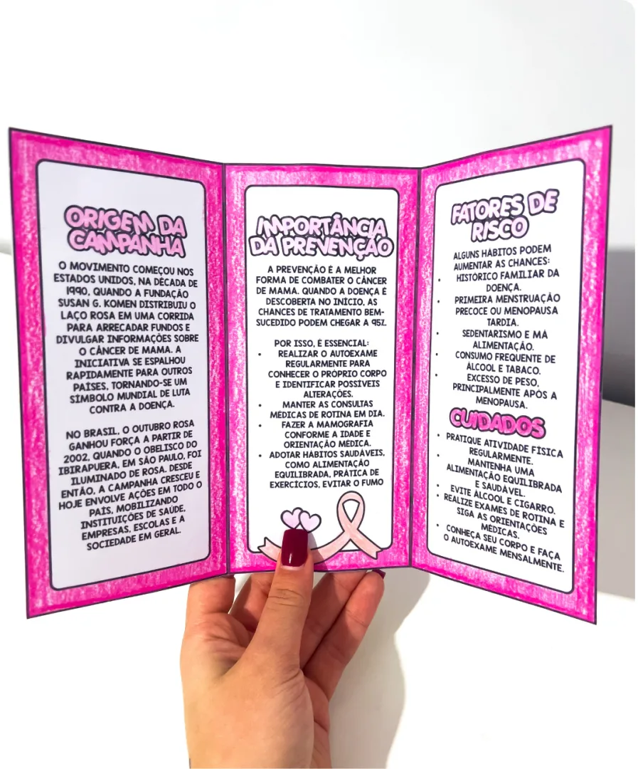 FOLDER INFORMATIVO OUTUBRO ROSA — imagem 2