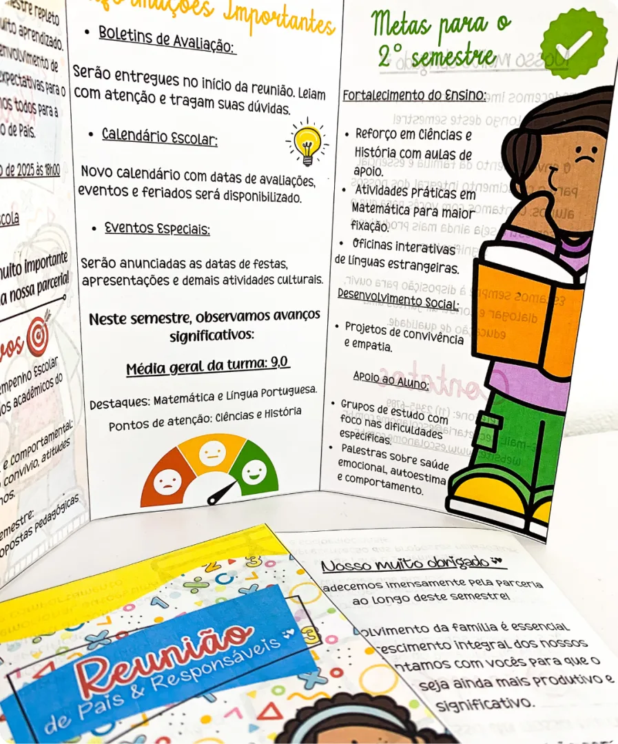 FOLDER REUNIÃO DE PAIS EDITÁVEL — imagem 3
