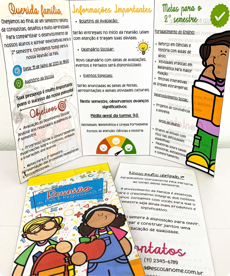 FOLDER REUNIÃO DE PAIS EDITÁVEL — imagem 4