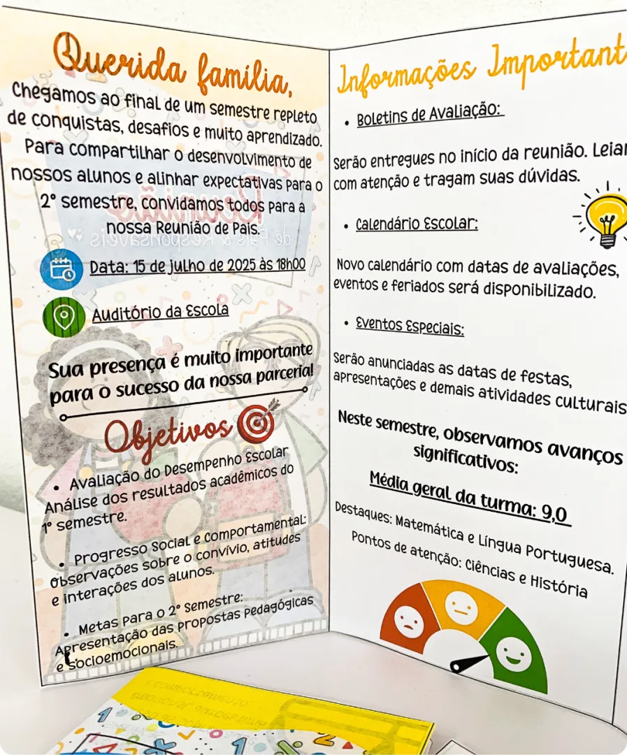 FOLDER REUNIÃO DE PAIS EDITÁVEL — imagem 6