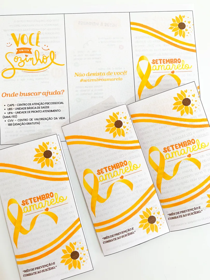 Folder Setembro Amarelo - Campanha de Conscientização — imagem 3