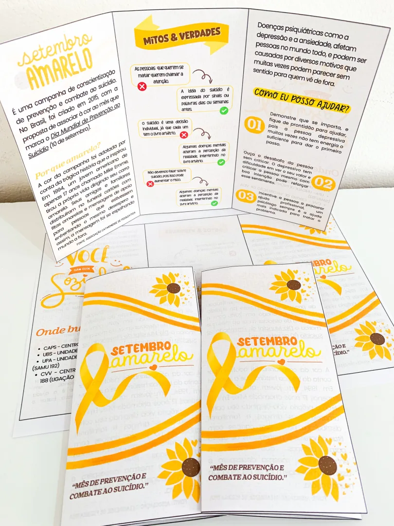 Folder Setembro Amarelo - Campanha de Conscientização — imagem 5
