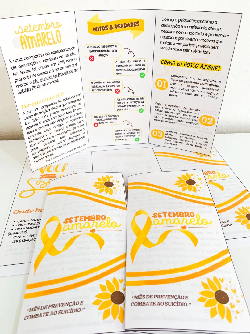 Folder Setembro Amarelo - Campanha de Conscientização — imagem 6