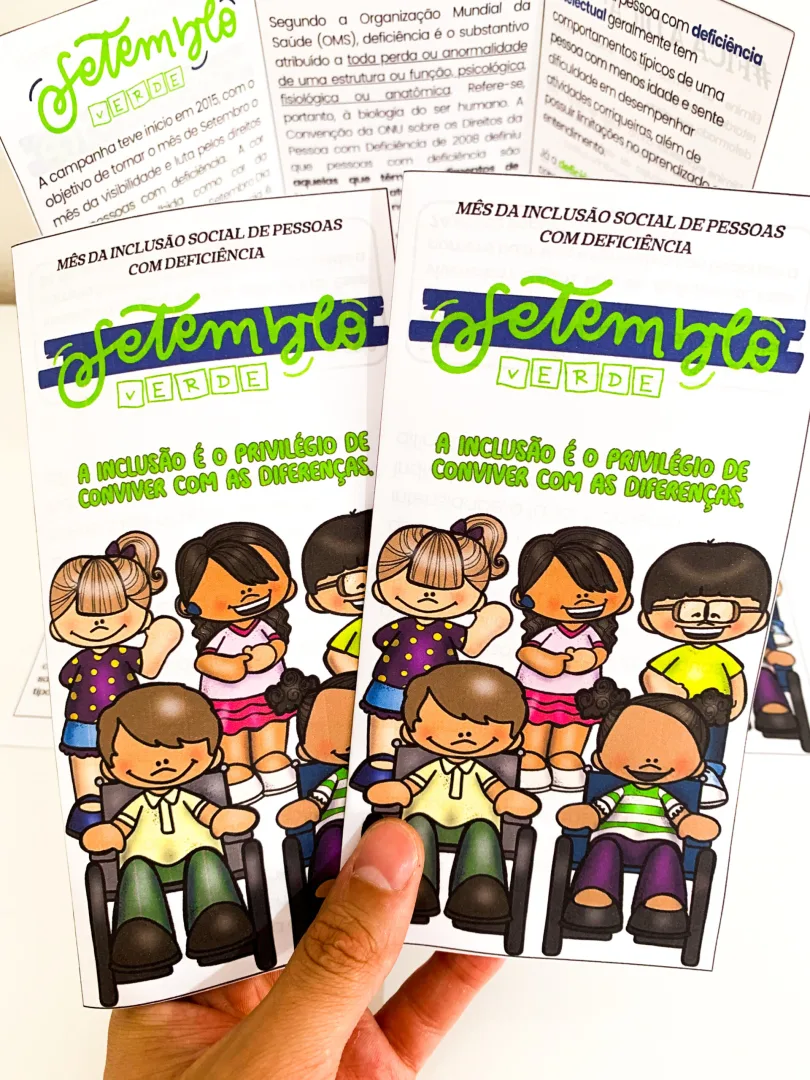 Folder Setembro Verde em PDF - Mês da Inclusão das Pessoas com Deficiência — imagem 4