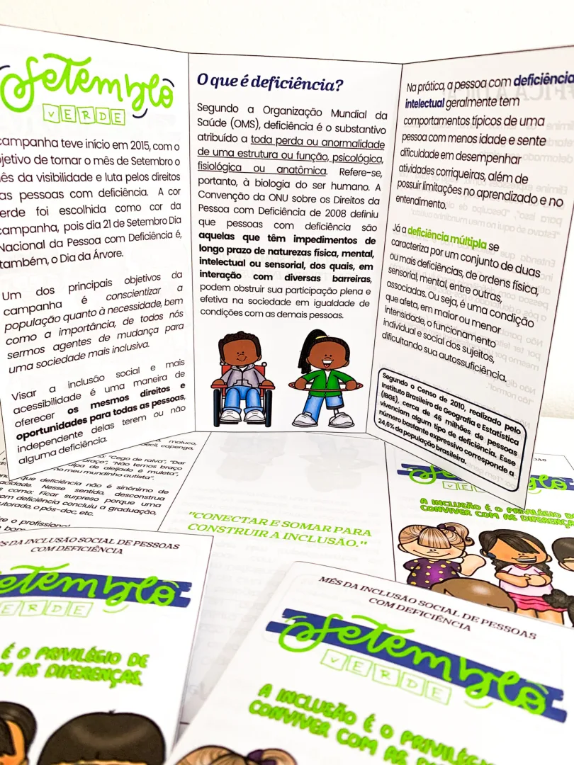 Folder Setembro Verde em PDF - Mês da Inclusão das Pessoas com Deficiência — imagem 6