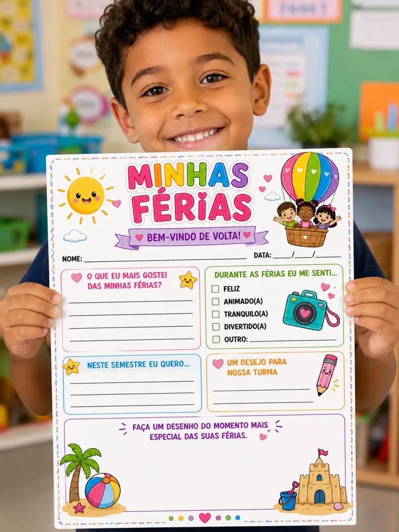 Folhinha minhas férias  — imagem 2