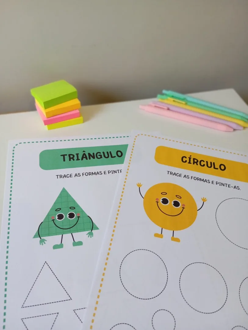 Formas Geométricas Livro de Exercícios — Pronto para Imprimir — imagem 2