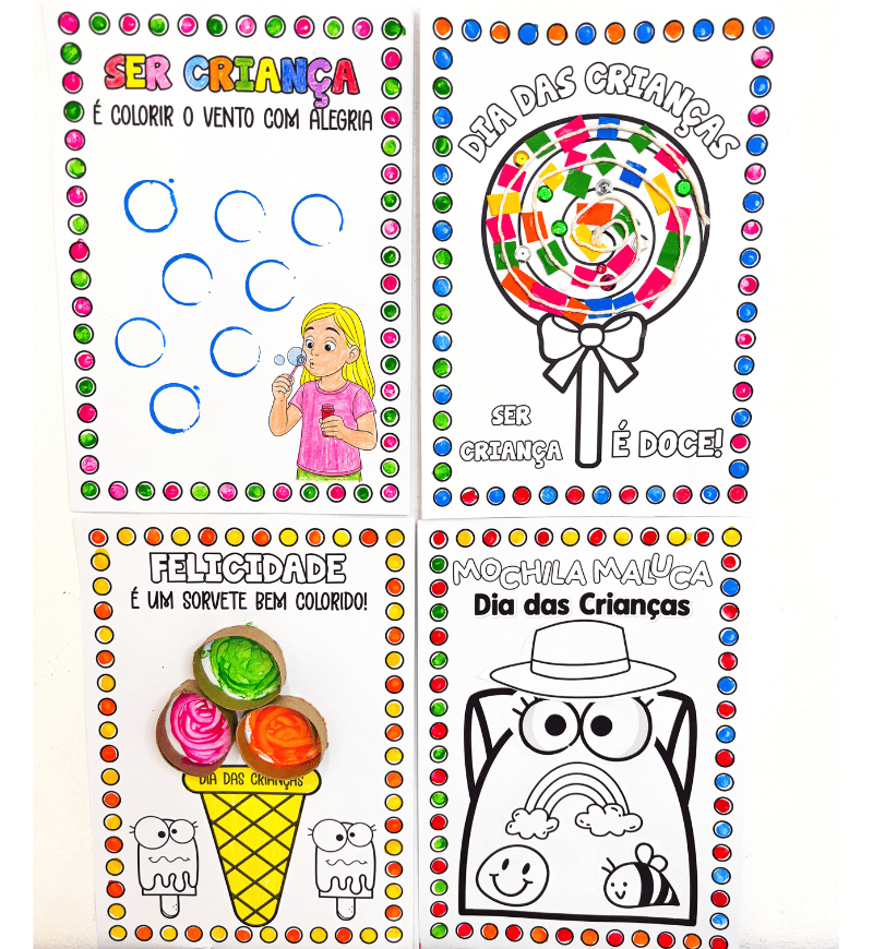 Atividades de Artes Dia das Crianças em PDF Educação Infantil — imagem 2