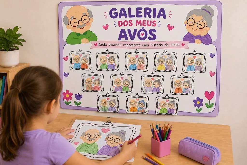 Galeria dos Avós - Educação Infantil - Dia dos Avós - PDF 22 Páginas — imagem 3