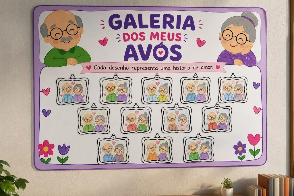 Galeria dos Avós - Educação Infantil - Dia dos Avós - PDF 22 Páginas — imagem 2
