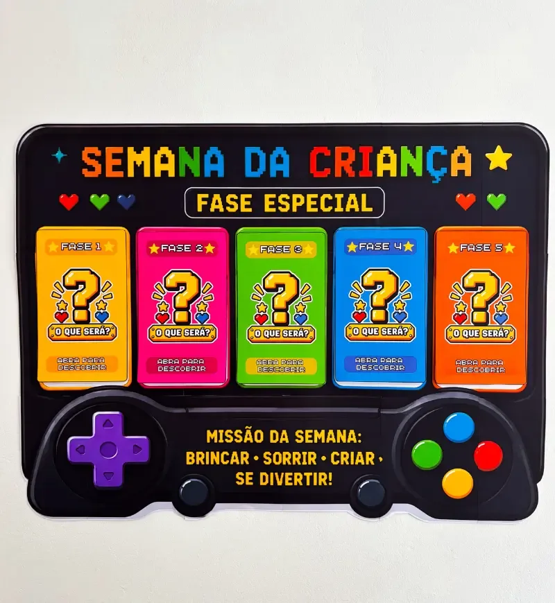 Game Semana da Criança Painel Interativo em PDF Educação Infantil e Anos Iniciais — imagem 2