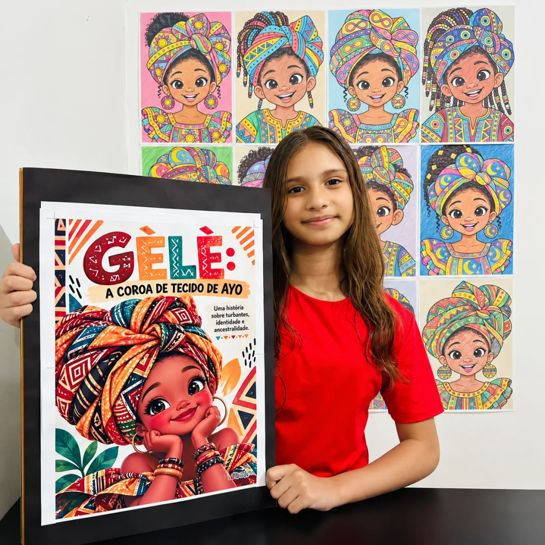 👑❤️ GÉLÉ: A COROA DE TECIDO DE AYO ❤️ESPECIAL CONSCIÊNCIA NEGRA🤎👑 — imagem 3
