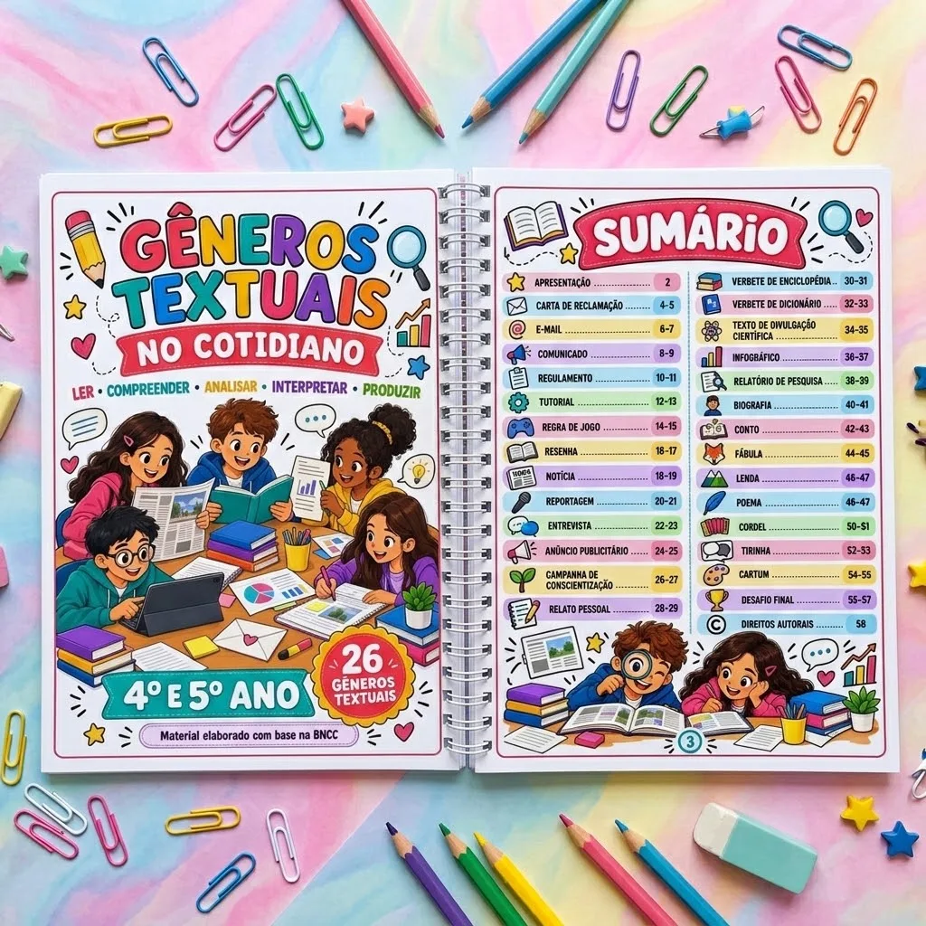 Gêneros Textuais no Cotidiano – 4º e 5º Ano – PDF — imagem 5