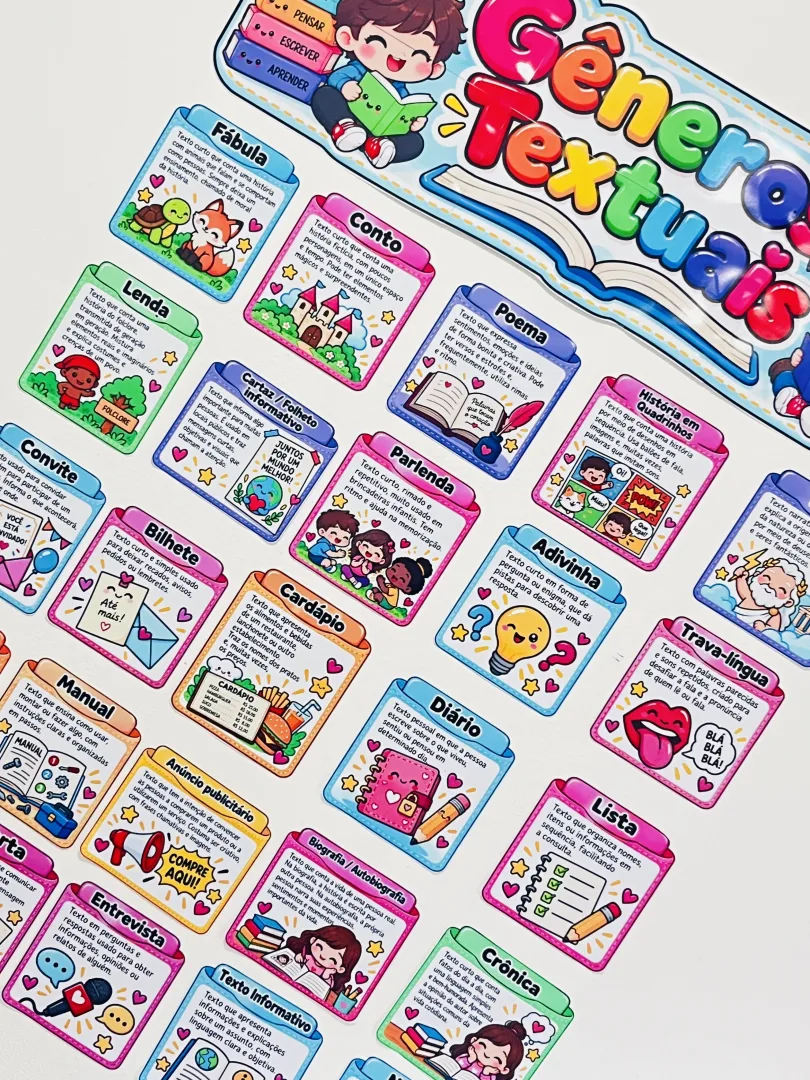 ✨ GÊNEROS TEXTUAIS – RECURSO PEDAGÓGICO COMPLETO! ✨📚 — imagem 4
