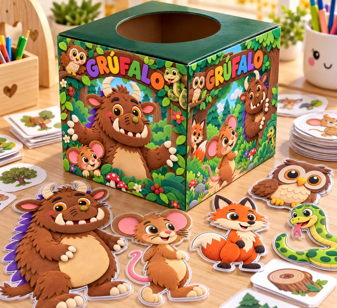 Grúfalo - Lata + Caixa - Educação Infantil - Arquivo Digital — imagem 3