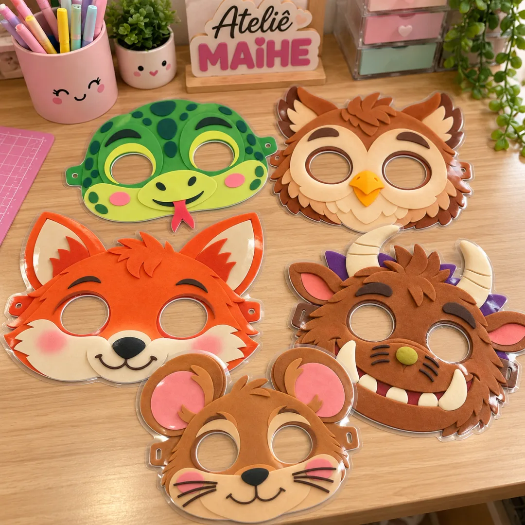 Grúfalo - Máscaras - Educação Infantil - Lembrancinhas - Arquivo Digital — imagem 2