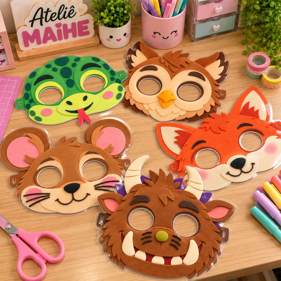 Grúfalo - Máscaras - Educação Infantil - Lembrancinhas - Arquivo Digital — imagem 3