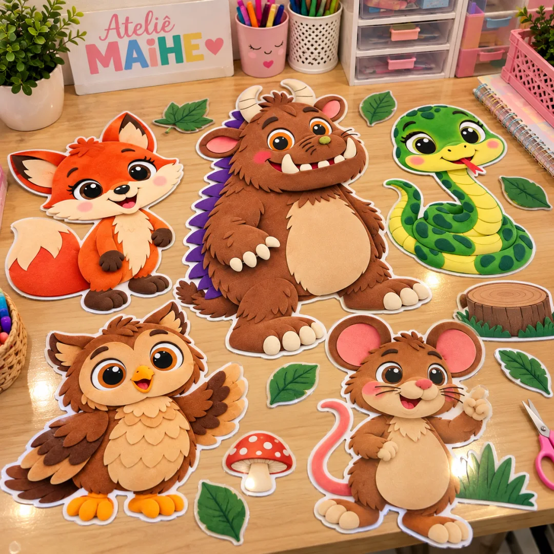 Grúfalo - Personagens - Educação Infantil - Arquivo Digital — imagem 3