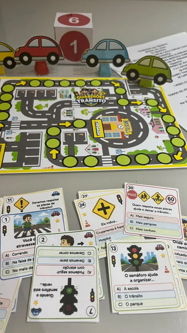 GUARDIÕES DO TRÂNSITO. Educação infantil, anos iniciais. jogo,pdf — imagem 6