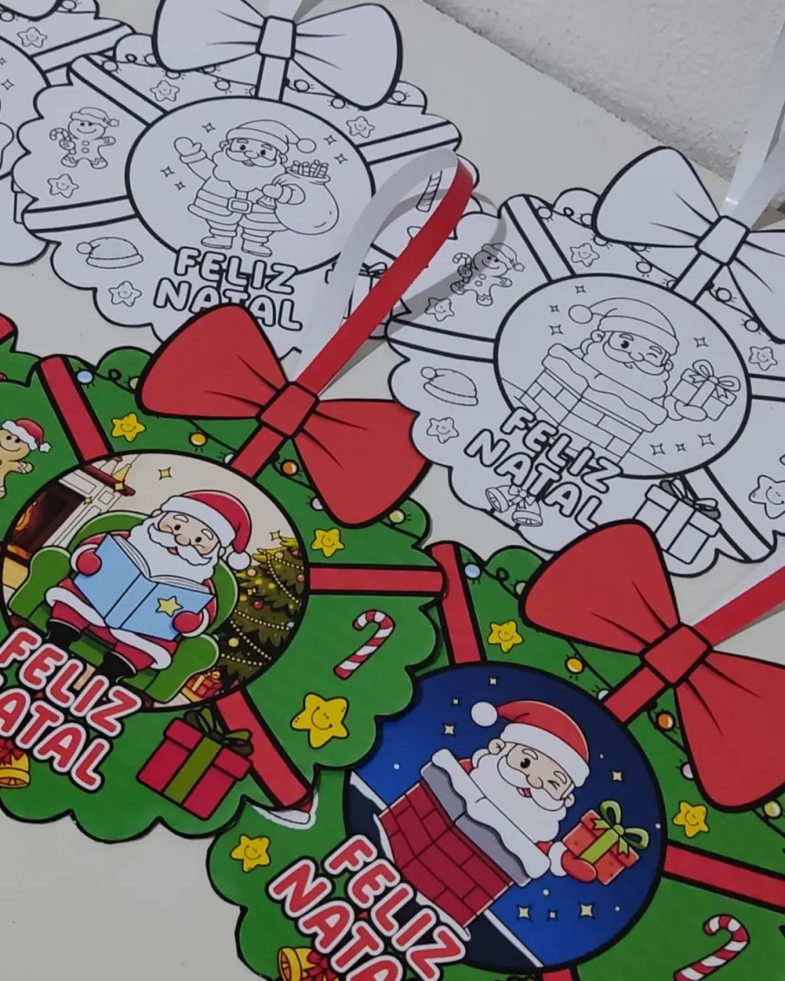 Guirlanda de Natal - Educação Infantil - Artes - PDF — imagem 2