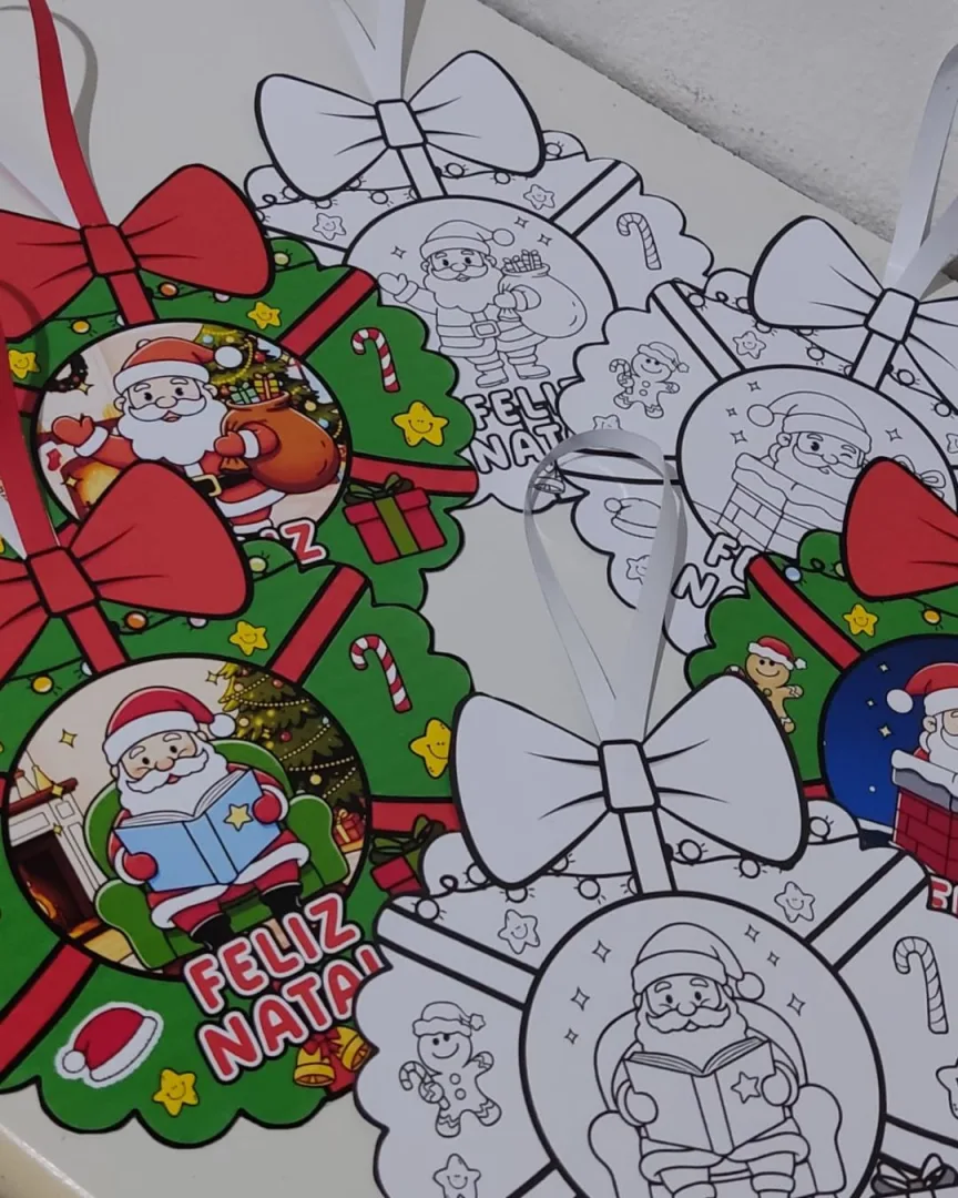 Guirlanda de Natal - Educação Infantil - Artes - PDF — imagem 3