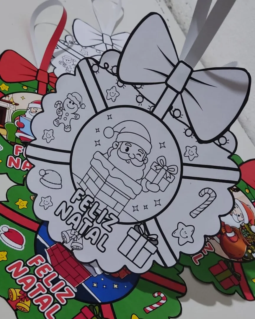 Guirlanda de Natal - Educação Infantil - Artes - PDF — imagem 5