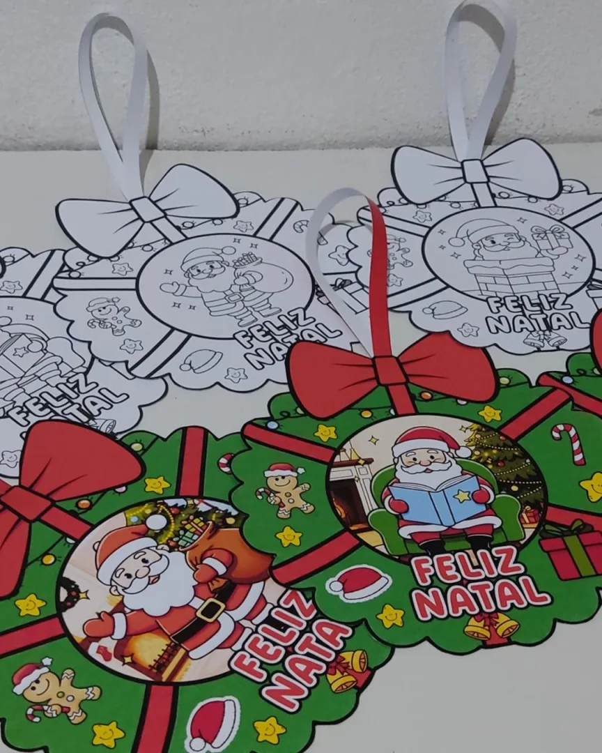 Guirlanda de Natal - Educação Infantil - Artes - PDF — imagem 6