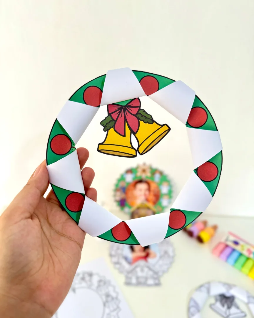 Guirlandas de Natal: Atividades de Recorte e Colagem para Educação Infantil - PDF — imagem 6