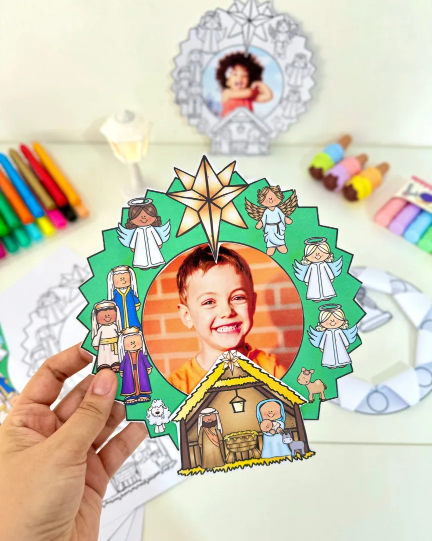 Guirlandas de Natal: Atividades de Recorte e Colagem para Educação Infantil - PDF — imagem 5