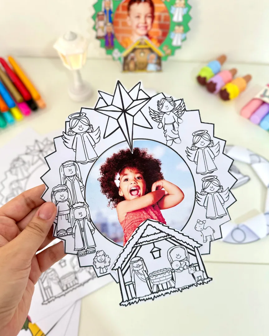 Guirlandas de Natal: Atividades de Recorte e Colagem para Educação Infantil - PDF — imagem 3