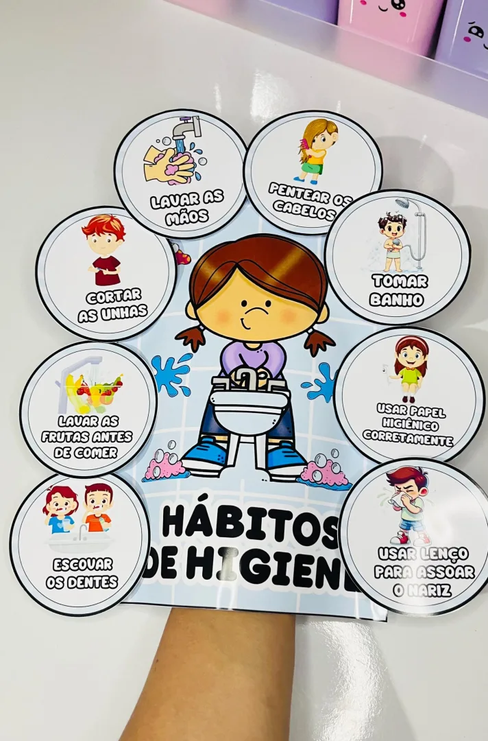 HÁBITOS DE HIGIENE - HISTÓRIA NA LUVA — imagem 3