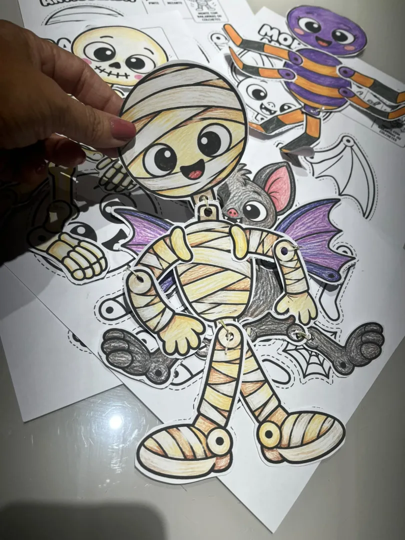 Halloween - Monstrinhos Articulados - PDF  — imagem 3