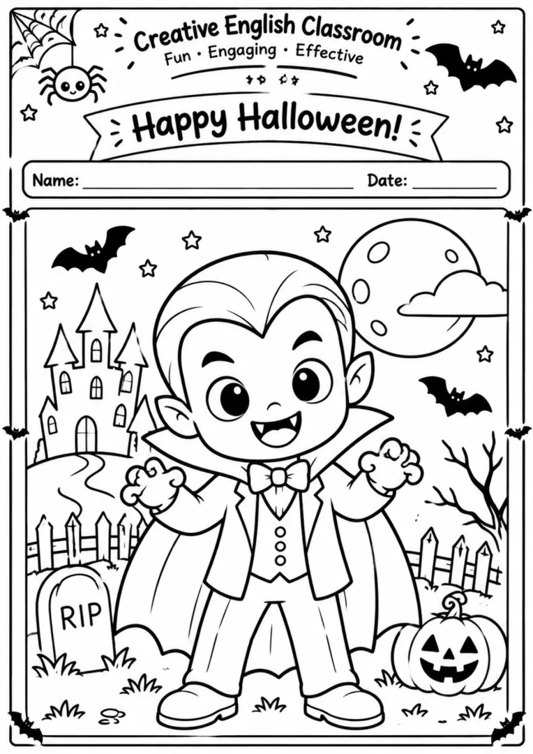 Halloween para Colorir – 14 Desenhos Educação Infantil Pdf — imagem 4