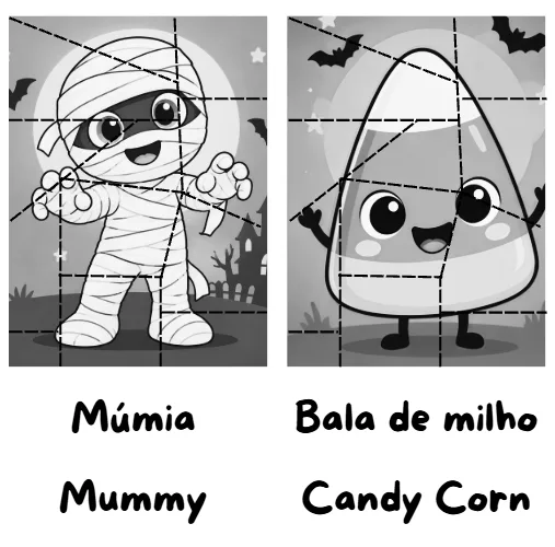 Halloween - Quebra-cabeça em PDF — imagem 2