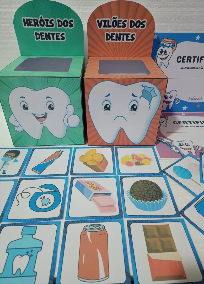 HERÓIS E VILÕES DOS DENTES - HISTÓRIA NA CAIXINHA — imagem 3