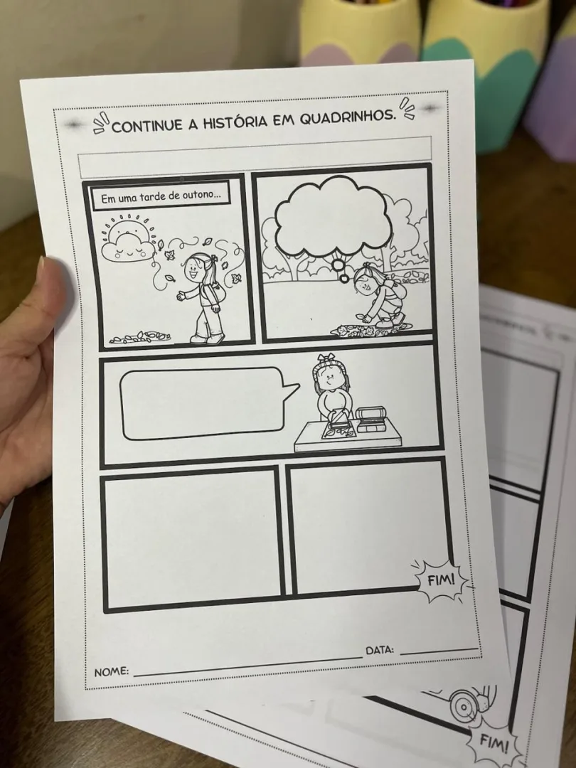 História em Quadrinhos: Produção de texto e Dinâmica — imagem 2